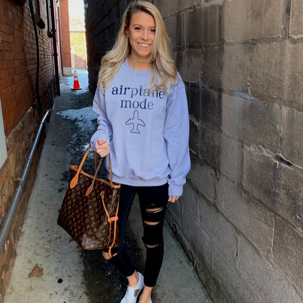 Airplane mode crewneck